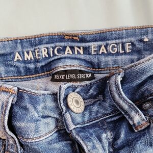 American Eagle Outfitters Blue Denim Jean Shorts